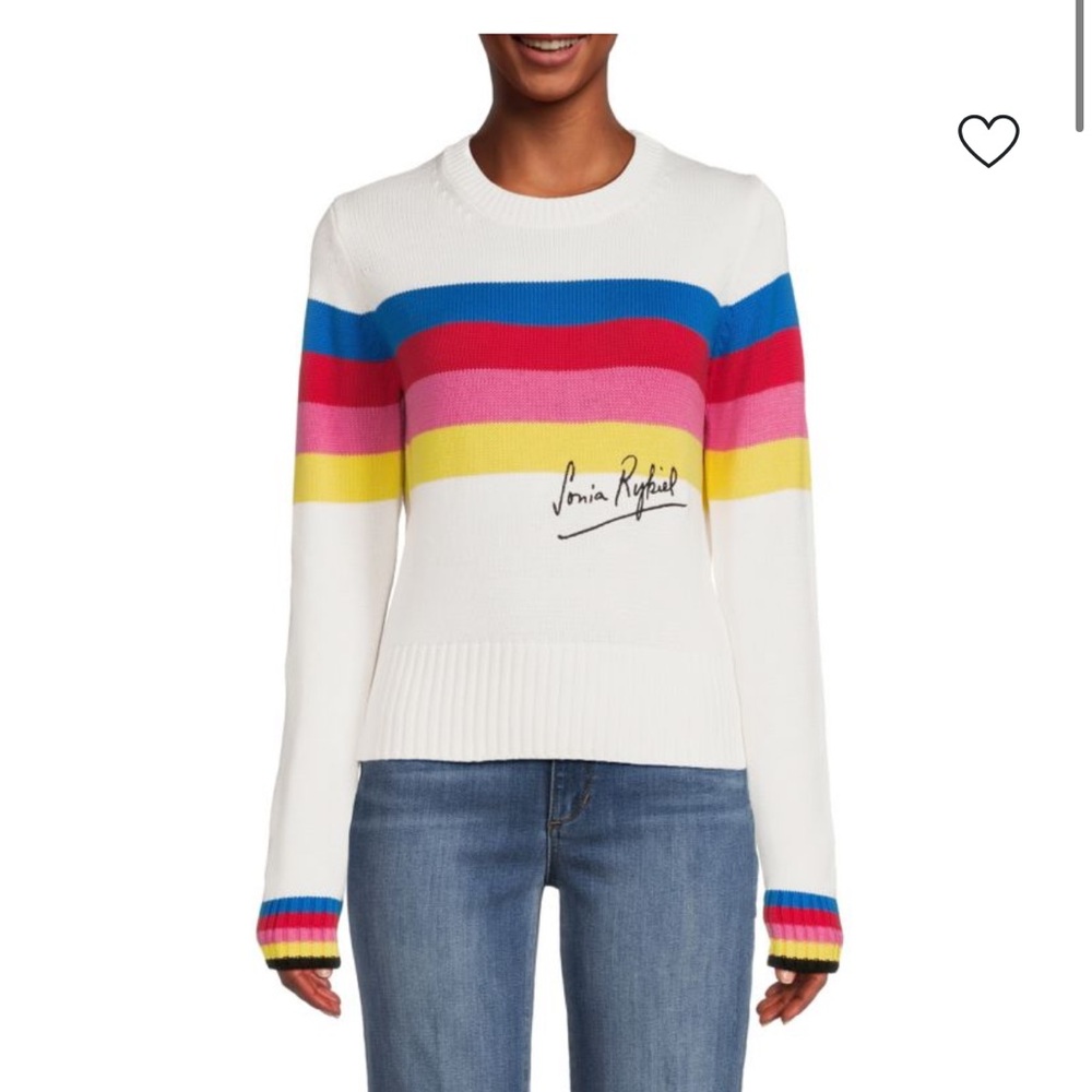 Sonia Rykiel Colorful Striped Sweater